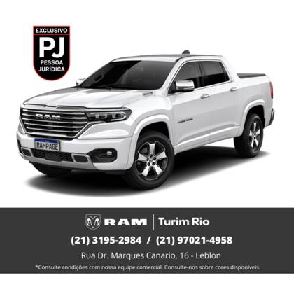 RAM RAMPAGE 2.0 HURRICANE 4 TURBO FLEX LARAMIE 4X4 AUTOMÁTICO RAM RAMPAGE 2.0 HURRICANE 4 TURBO FLEX LARAMIE 4X4 AUTOMÁTICO